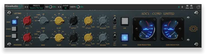 Kiive ADC1 Plugin Compressor for Mixing Guitars and more